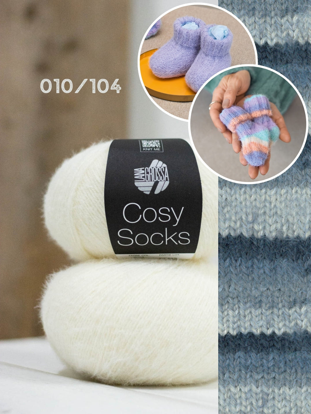 Strickpaket Cosy Socks Set Babysocken/Schuhe