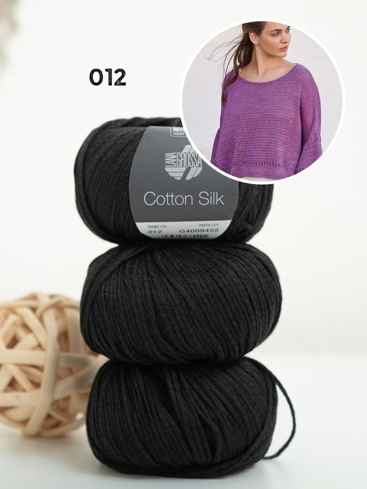 Strickpaket Cotton Silk Shirt
