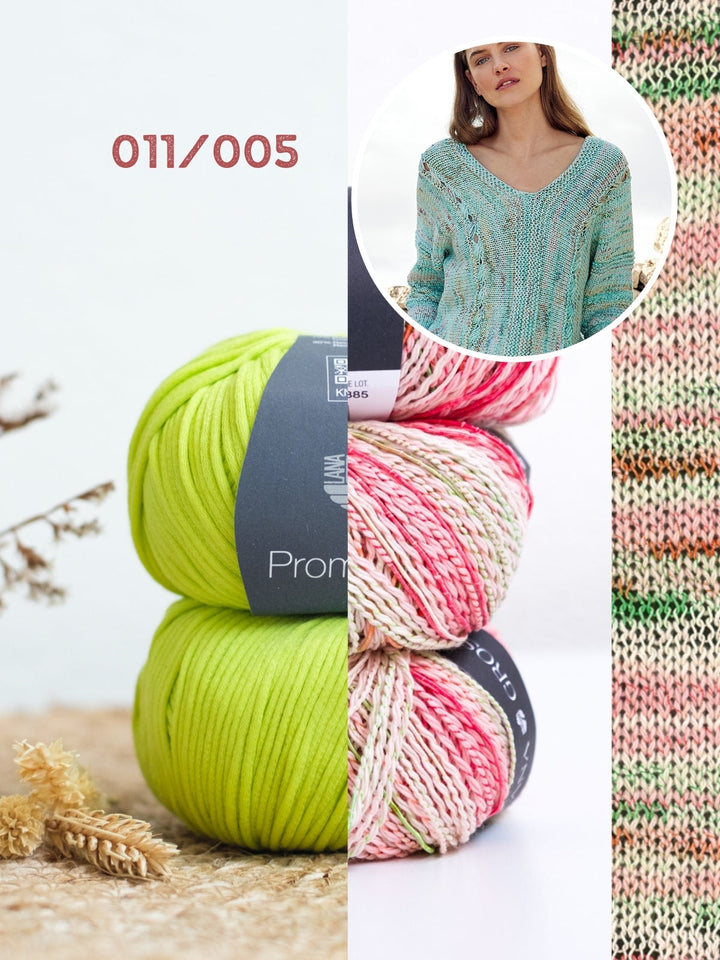 Strickpaket Promessa Torto Pullover