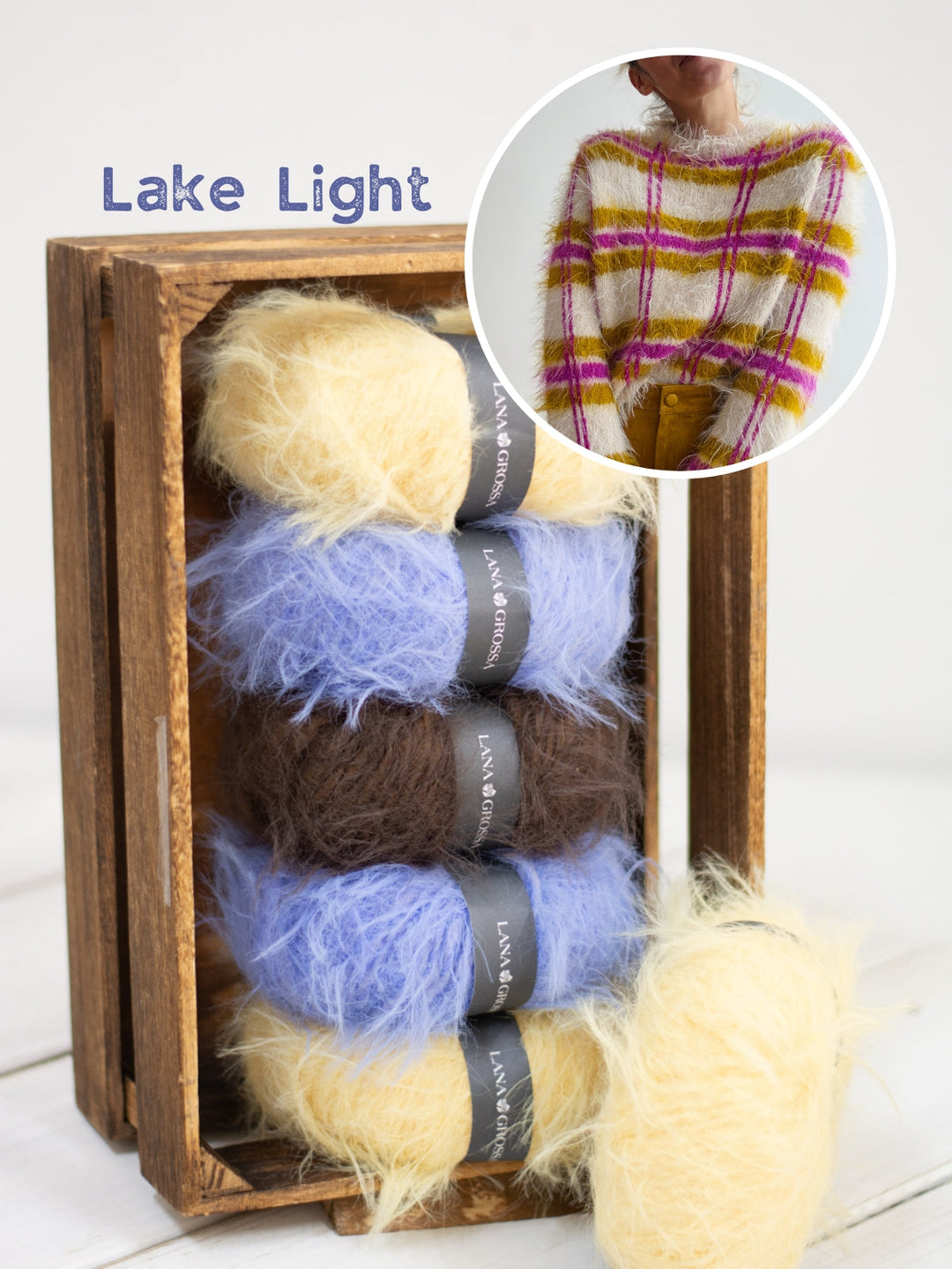 Strickpaket Ceallaigh Sweater Basta - Kolibri by Johanna