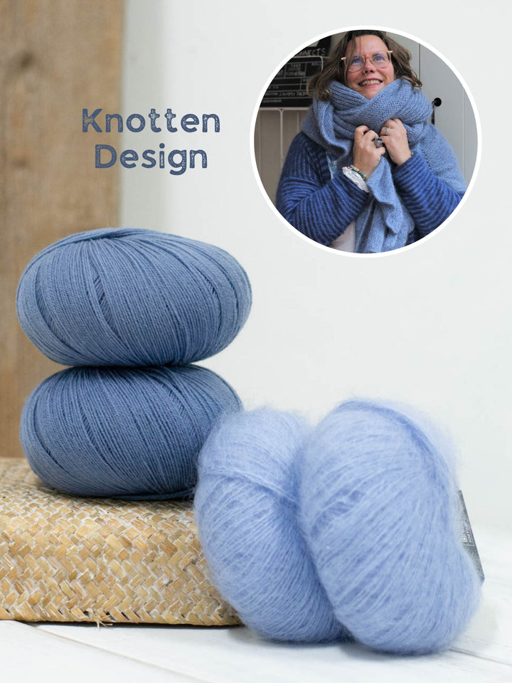 Strickpaket 'Kolding' Schal Chris Berlin