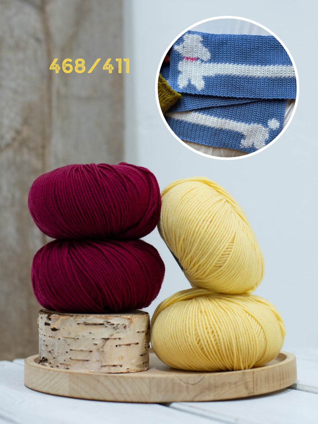 Häkelpaket Poodle Scarf – Englischsprachig – Devout Hand