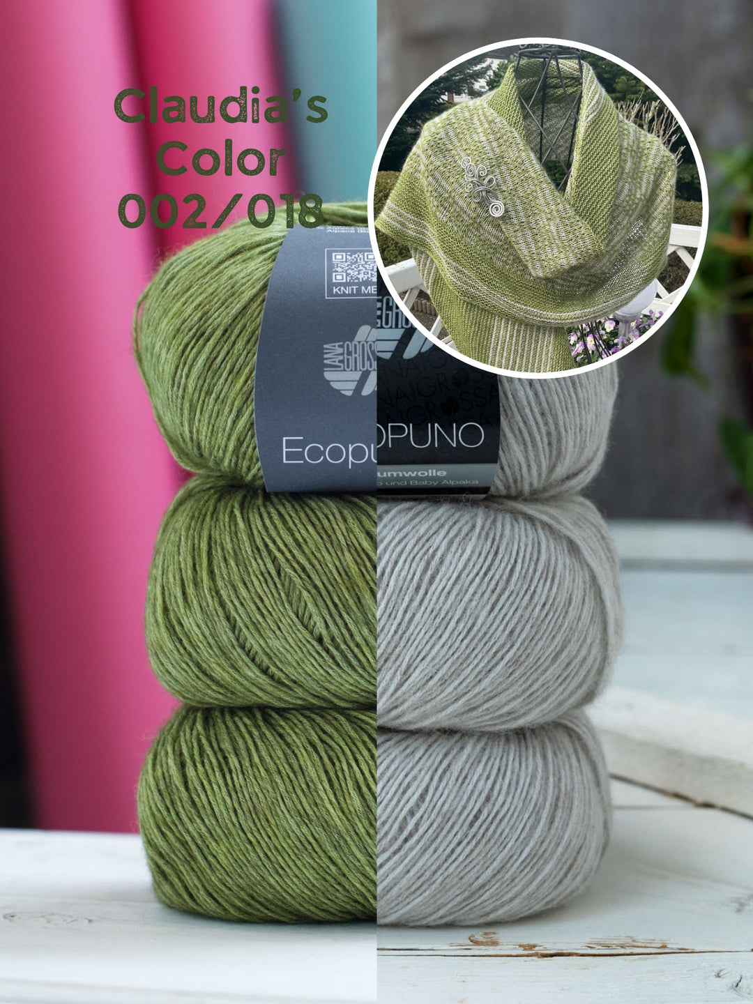 Strickpaket Lizas Tuch Square Garden