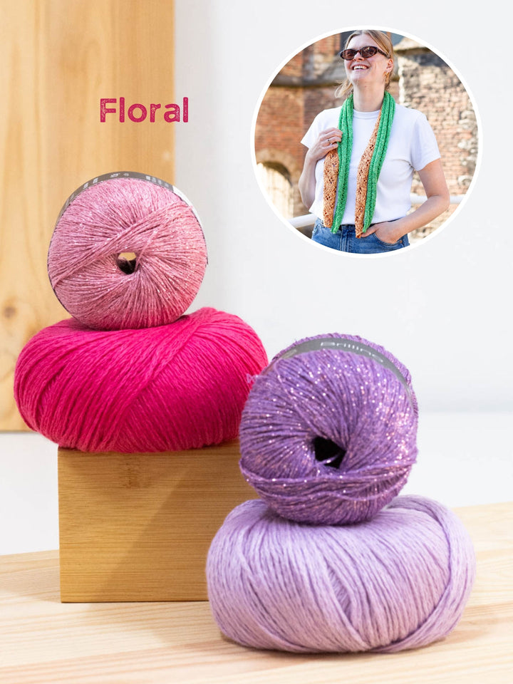 Strickpaket Brilliant Summer Schals