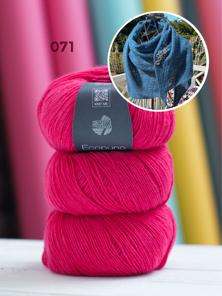 Strickpaket Lizas Tuch Tiny Tracks - Ecopuno