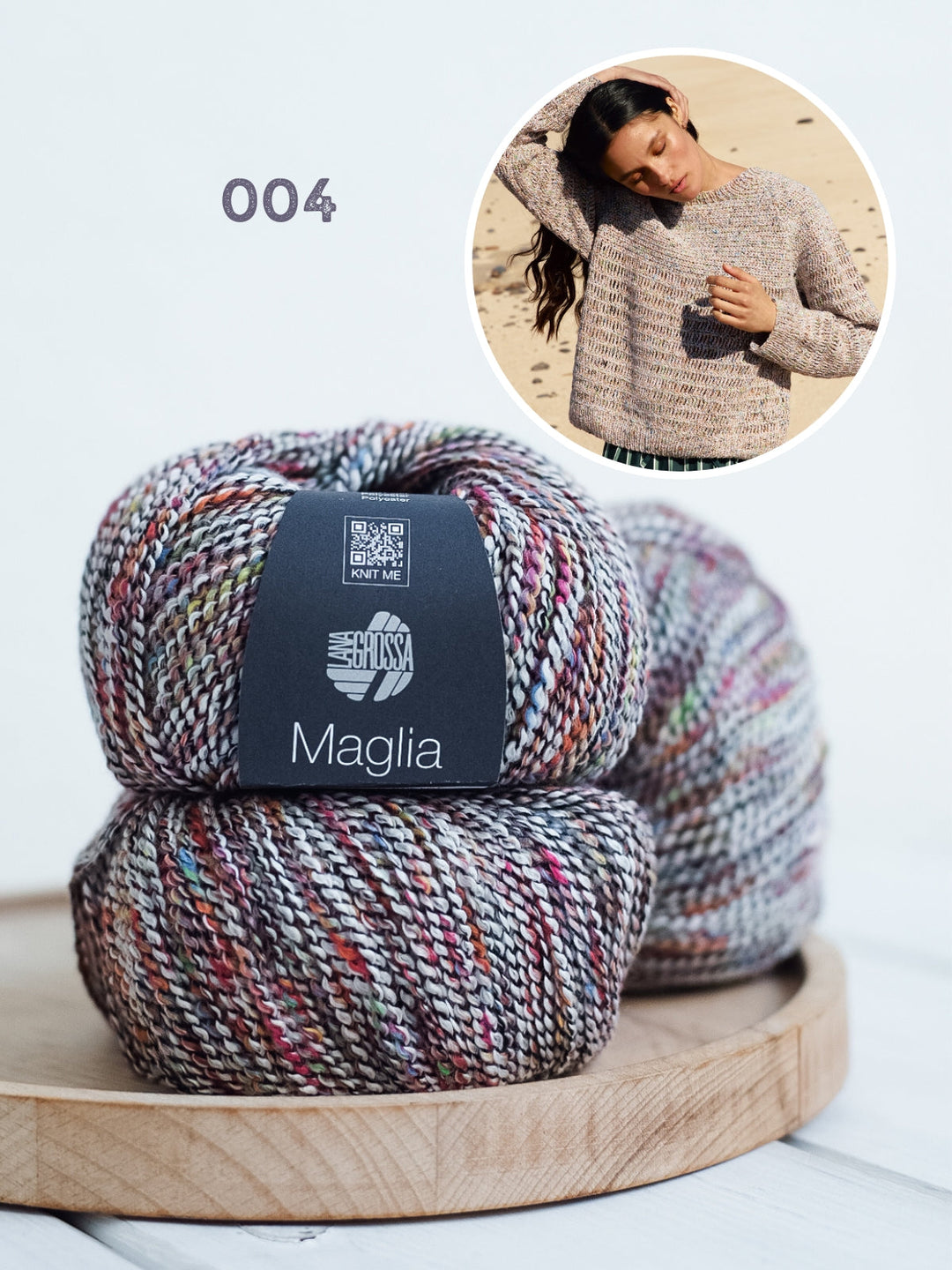 Häkelpaket Maglia Raglanpullover