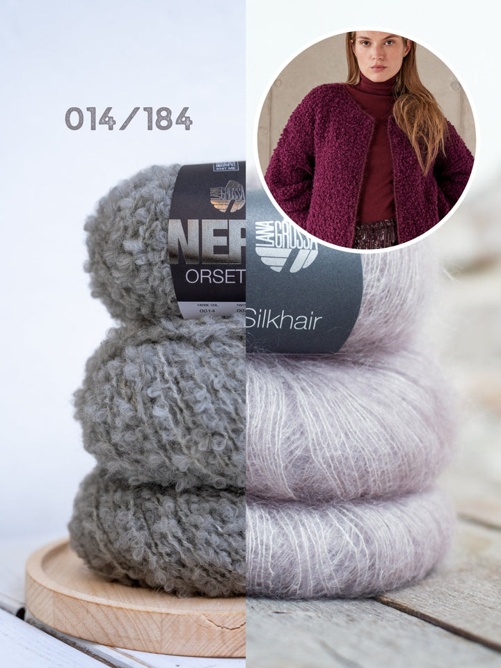Strickpaket Orsetto Silkhair Jacke