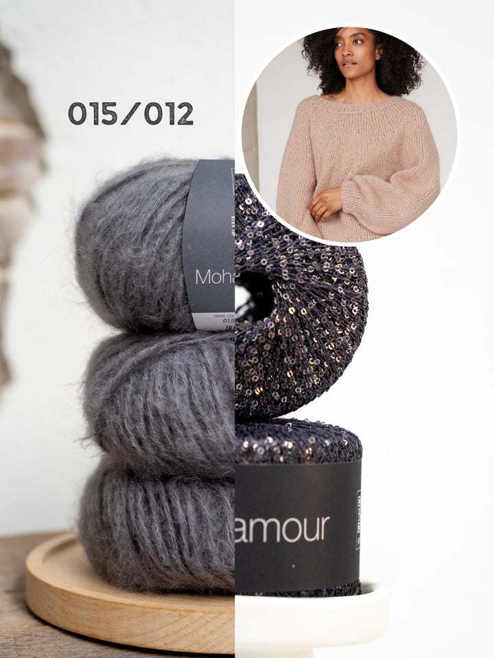 Strickpaket Mohair Di Gio Glamour Pullover