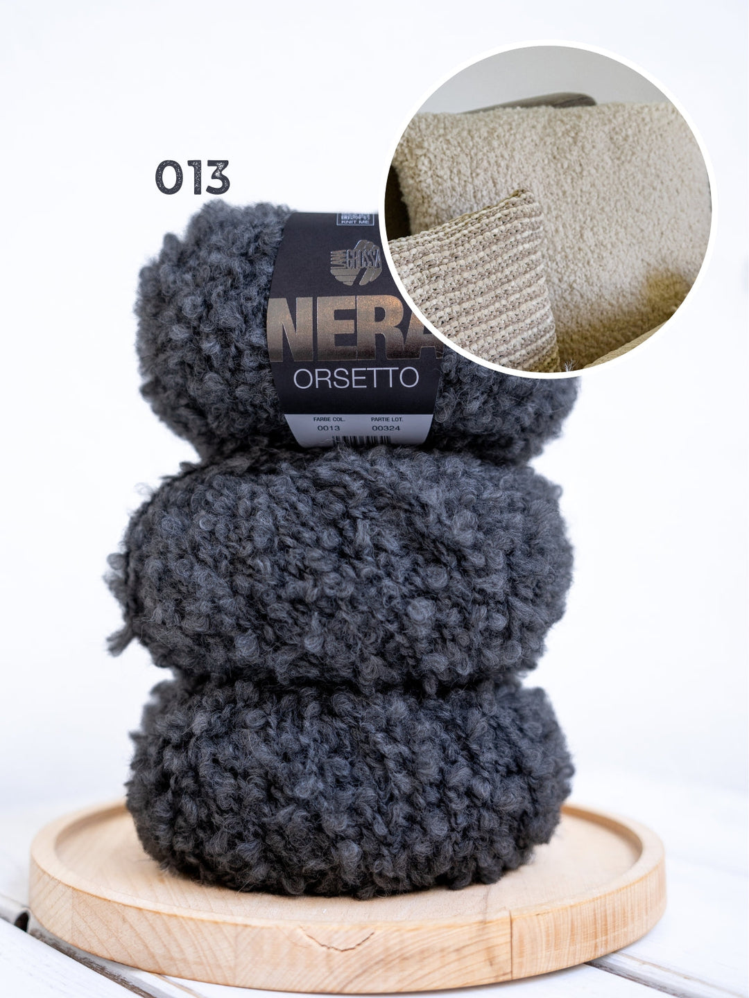 Strickpaket Orsetto Kissenhüllen