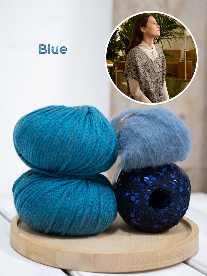 Strickpaket Alta Moda Cashmere 16 Setasuri Cosmo Pullunder