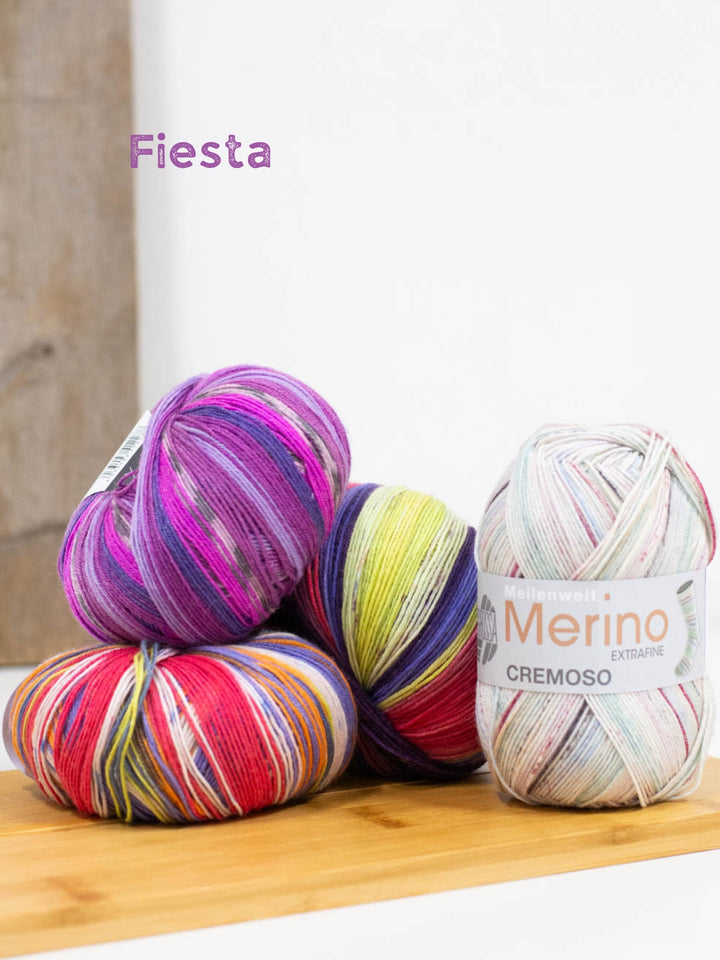 Sockenwolle-probierpaket Materialienmix