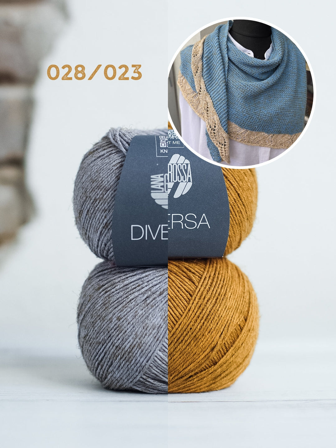 Strickpaket Lizas Tuch Tender Vine - Diversa