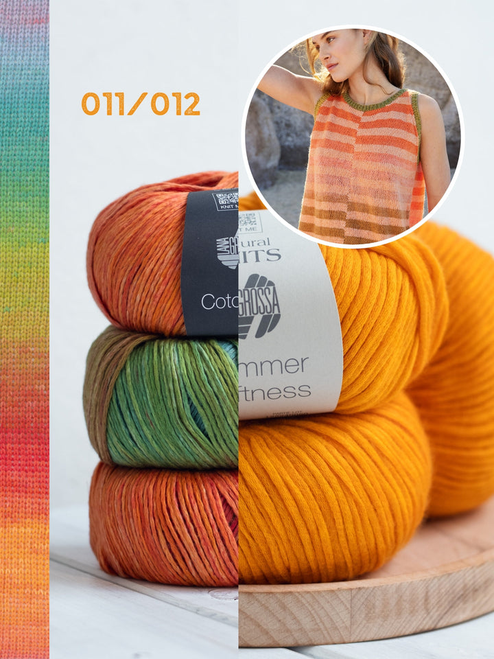 Strickpaket Cotonella Summer Softness Streifenshirt