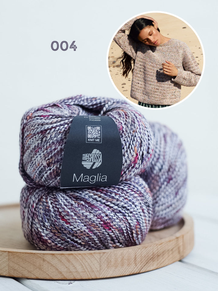 Häkelpaket Maglia Raglanpullover