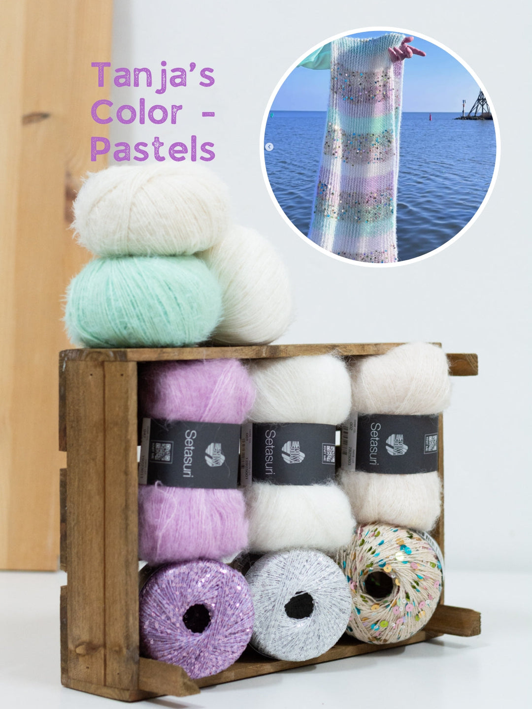 Strickpaket Lisse Schal - Tanja Steinbach