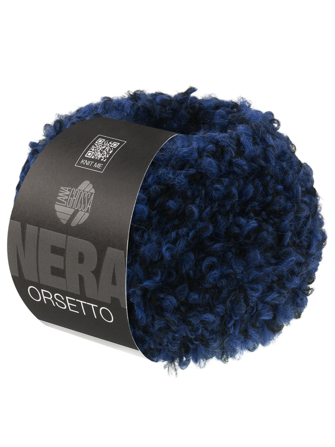 Orsetto Mouliné 107 Dunkelblau/Schwarz