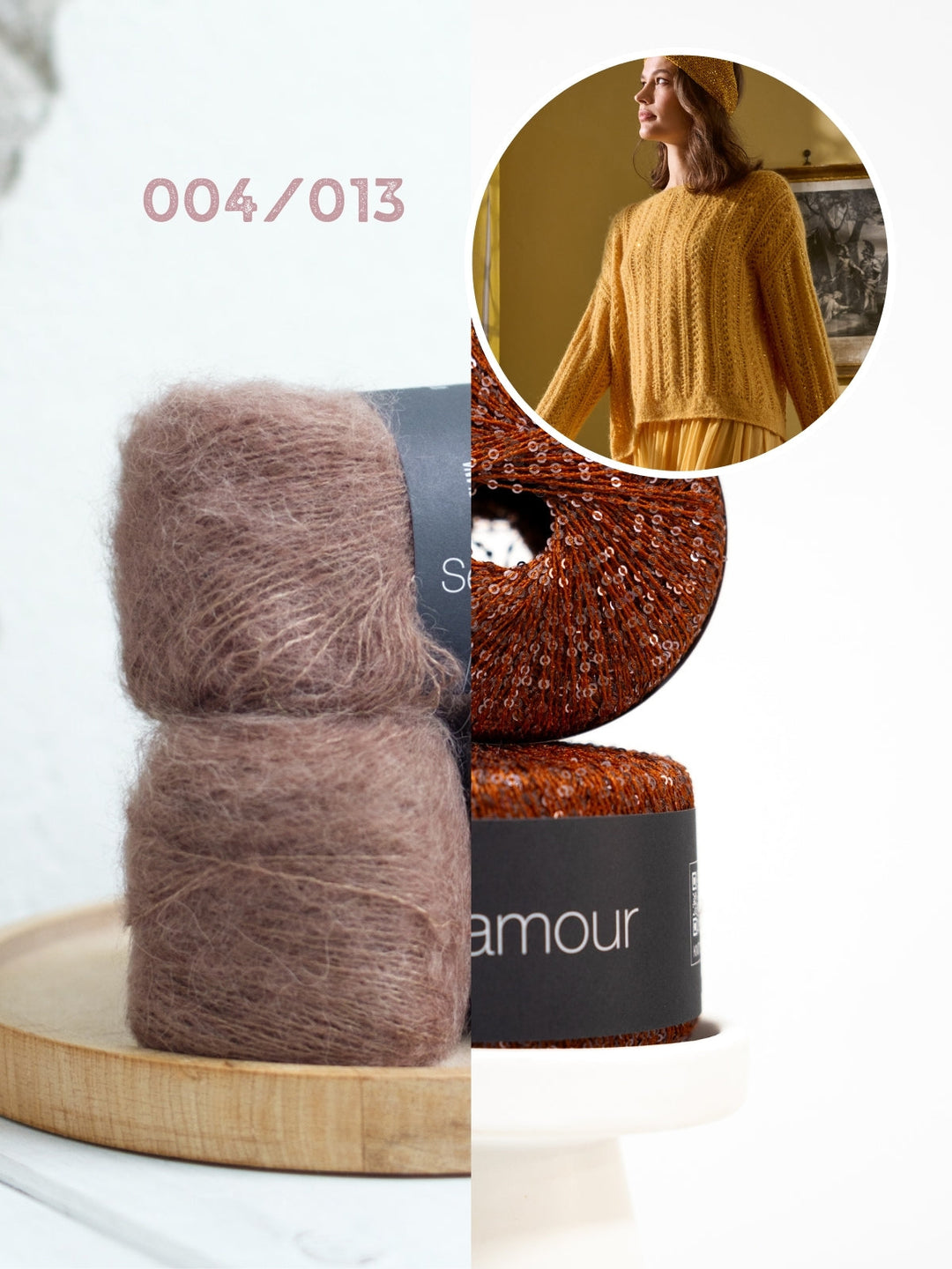 Strickpaket Setasuri Glamour Pullover
