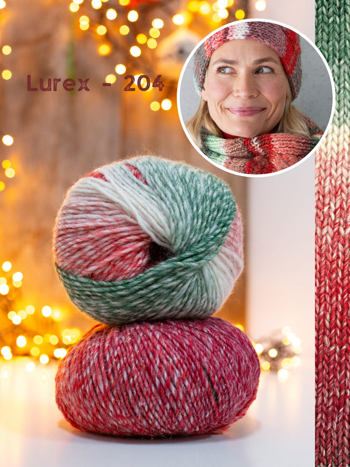 Strickpaket Christmas Edition Big Set – Mütze & Loop