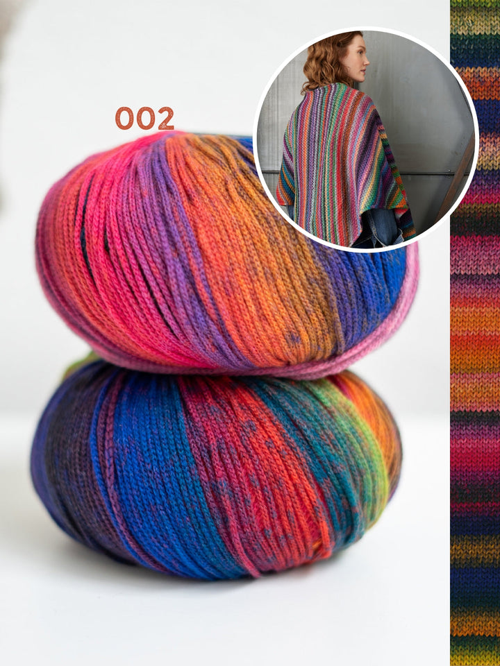 Strickpaket Farfalla Dreieckstuch
