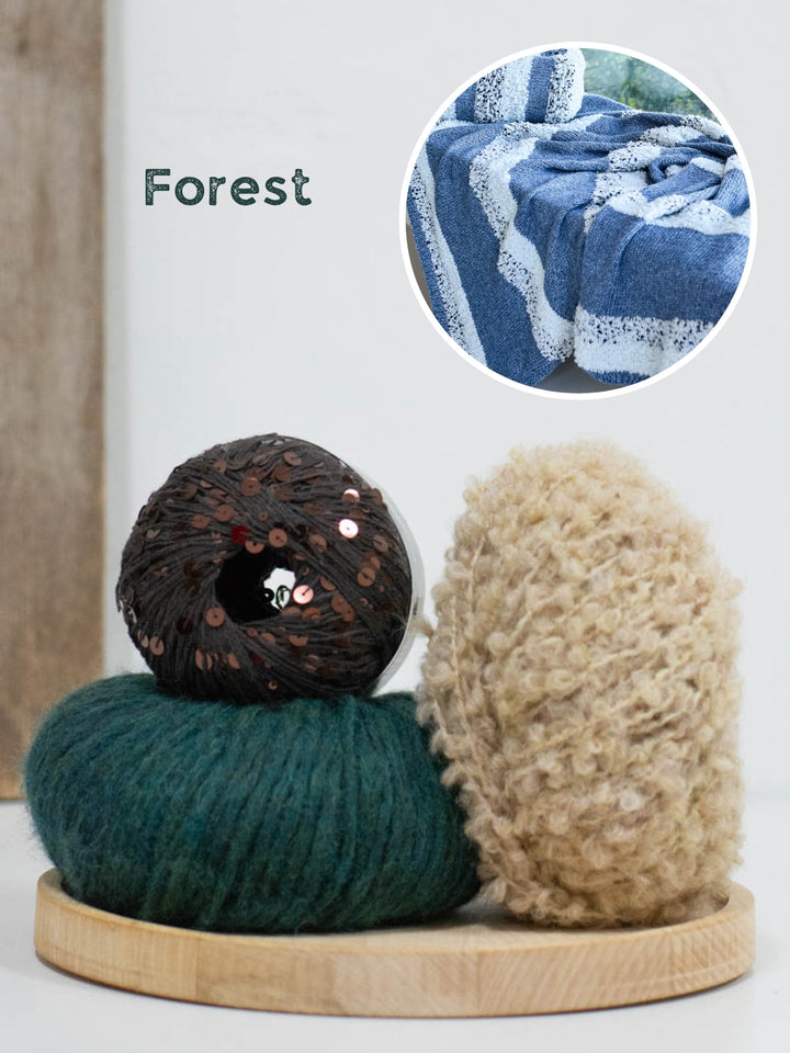 Strickpaket Orsetto Brigitte No. 2 Cosmo Decke