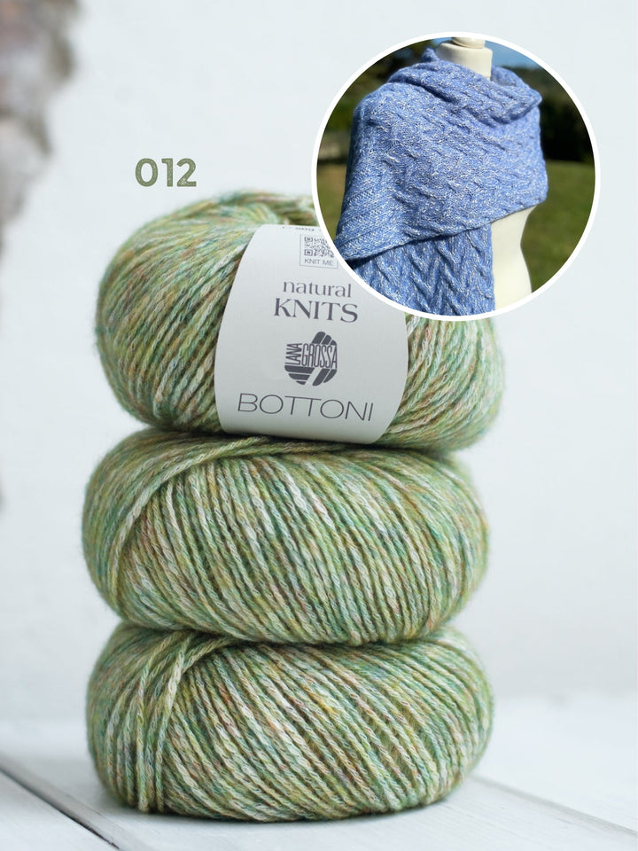 Strickpaket Lizas Tuch Braid Lines