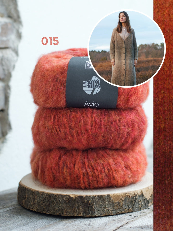 Strickpaket Avio Raglan Mantel