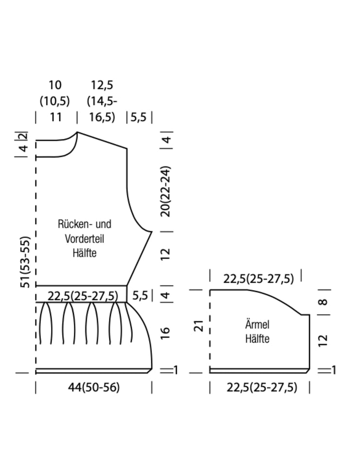 Strickpaket Cotonella Shirt im Ajourmuster