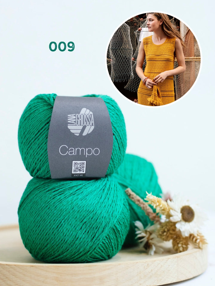 Häkelpaket Campo Kleid im Mustermix