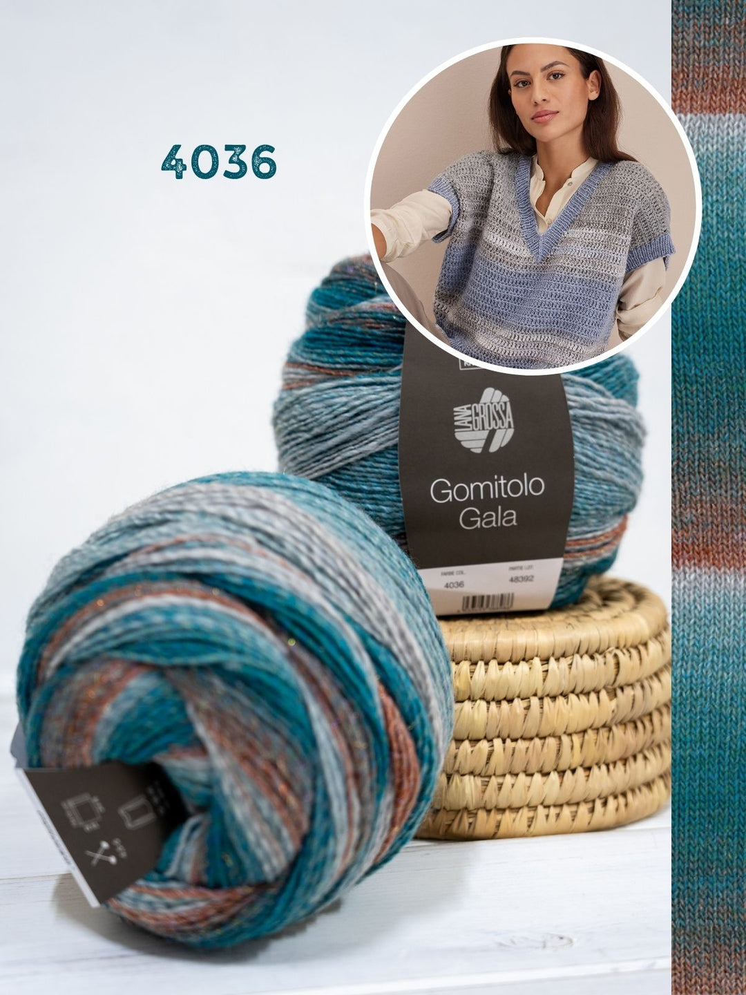 Häkelpaket Gomitolo Gala Pullunder