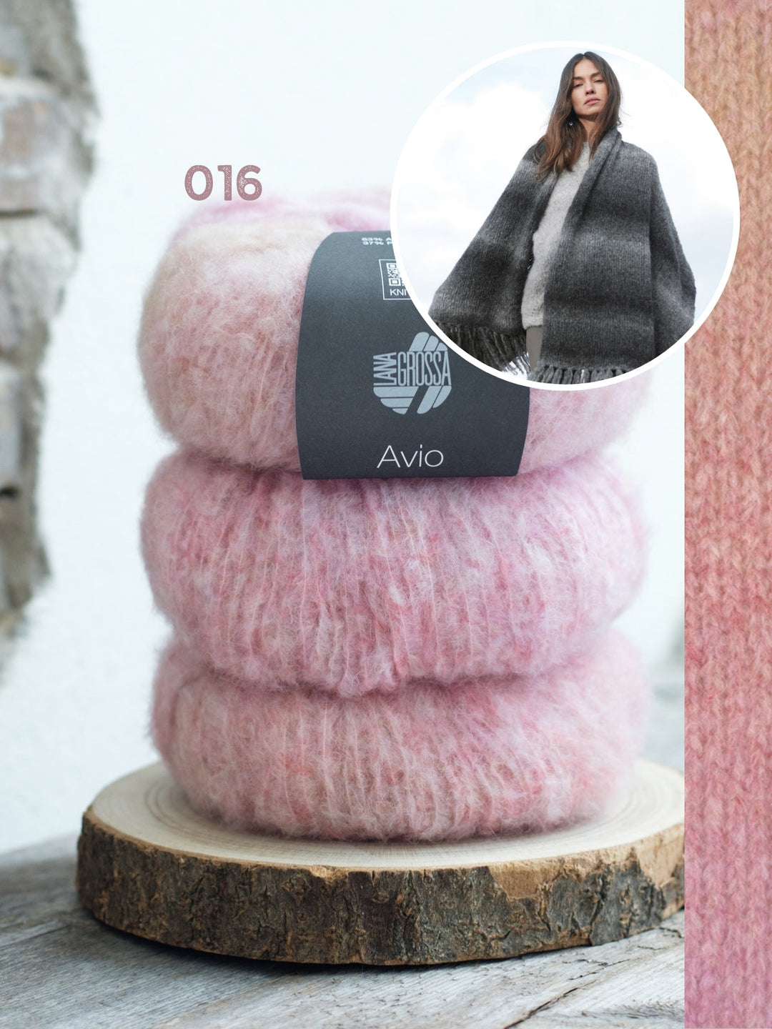 Strickpaket Avio Stola