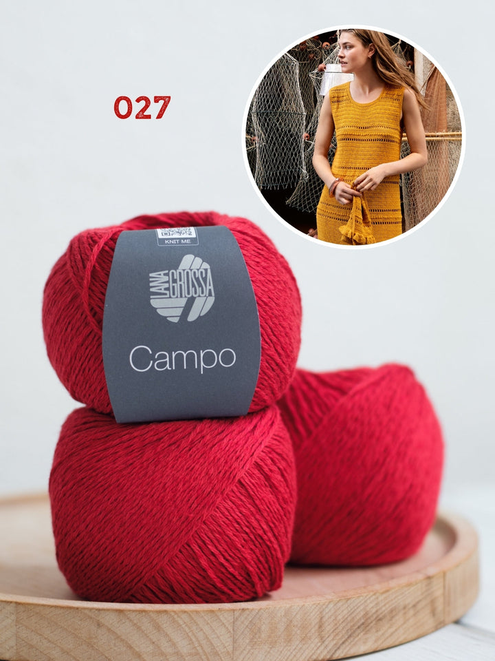 Häkelpaket Campo Kleid im Mustermix
