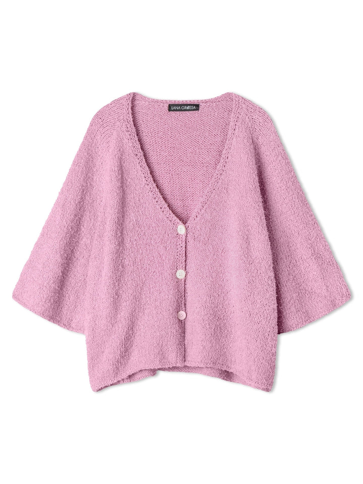 Strickpaket Ella Jacke mit kurzen Ärmeln