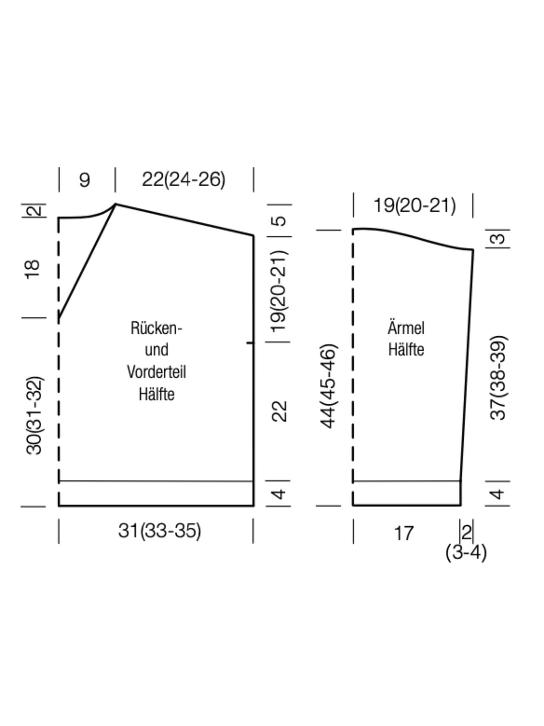 Strickpaket Cotonella Pullover mit Streifen