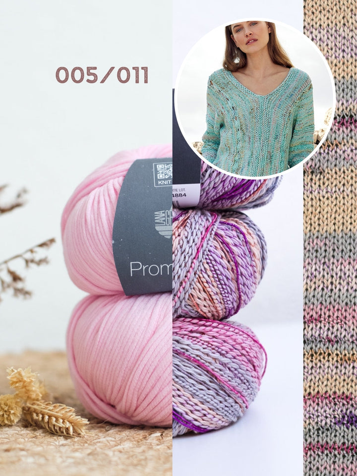 Strickpaket Promessa Torto Pullover