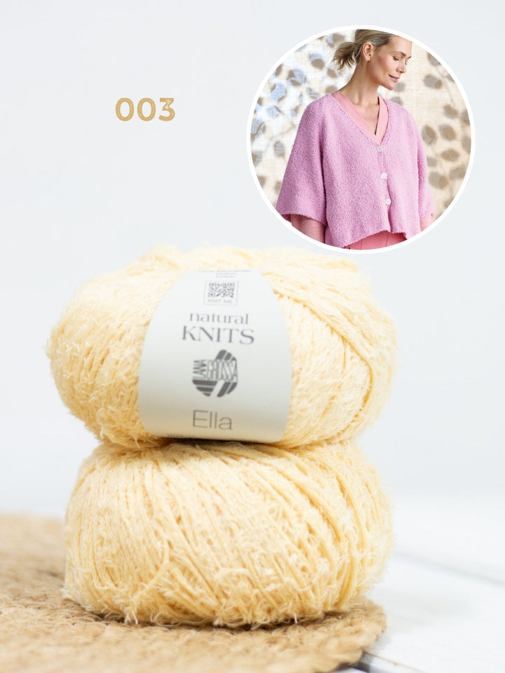 Strickpaket Ella Jacke mit kurzen Ärmeln