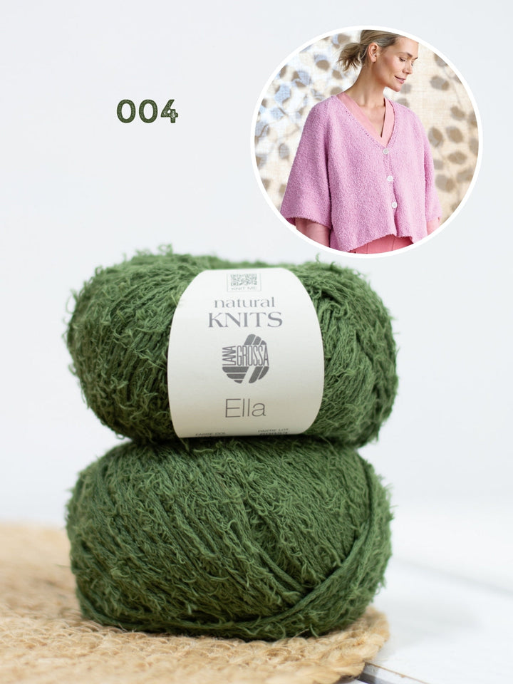 Strickpaket Ella Jacke mit kurzen Ärmeln