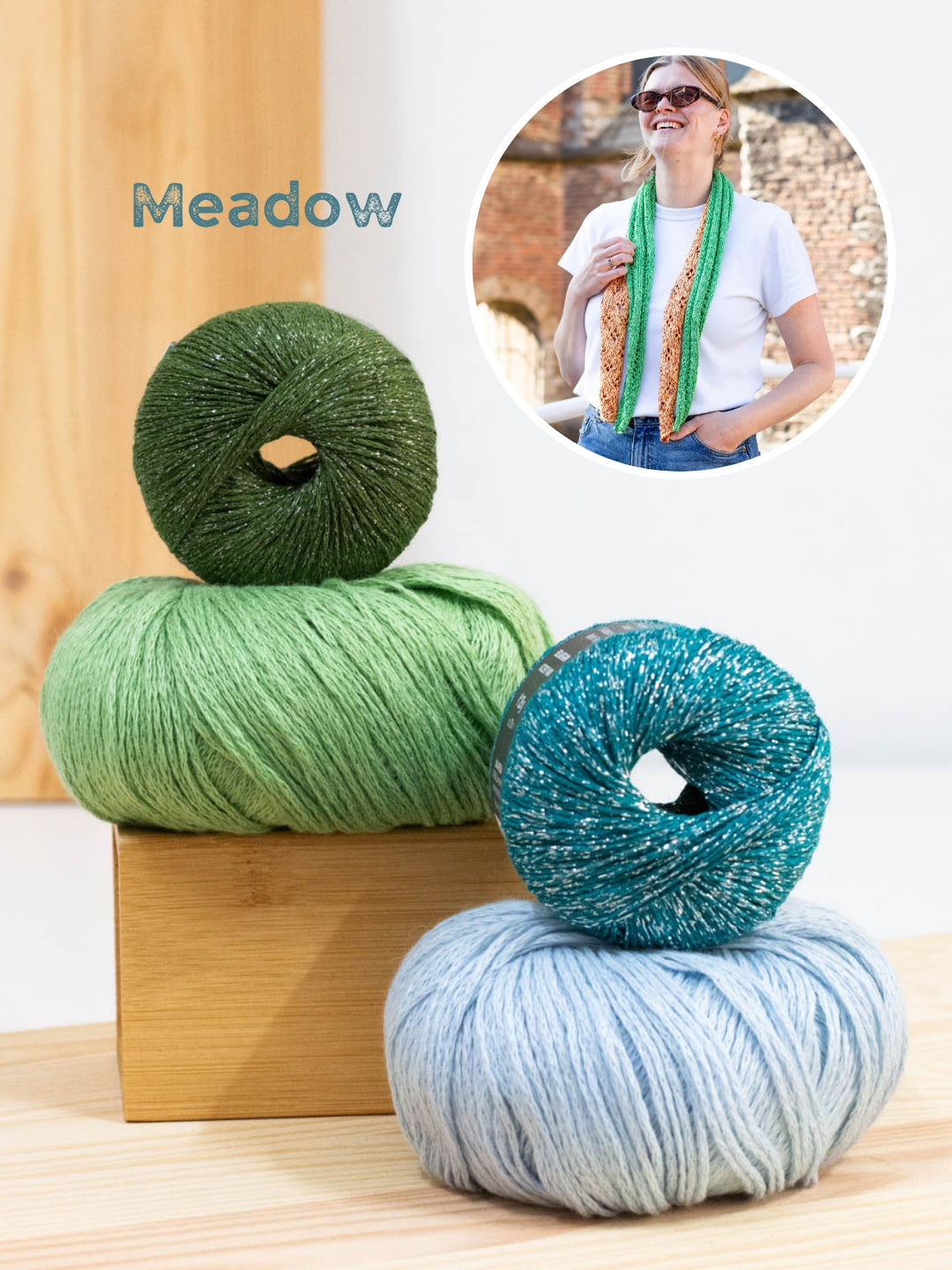 Strickpaket Brilliant Summer Schals