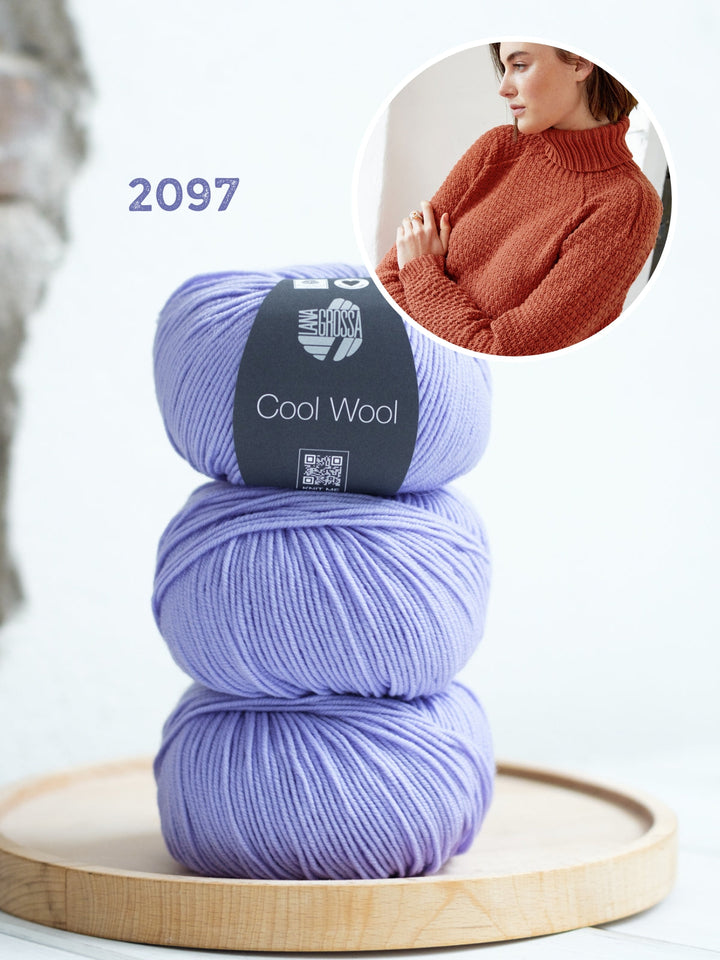 Strickpaket Cool Wool Raglanpullover