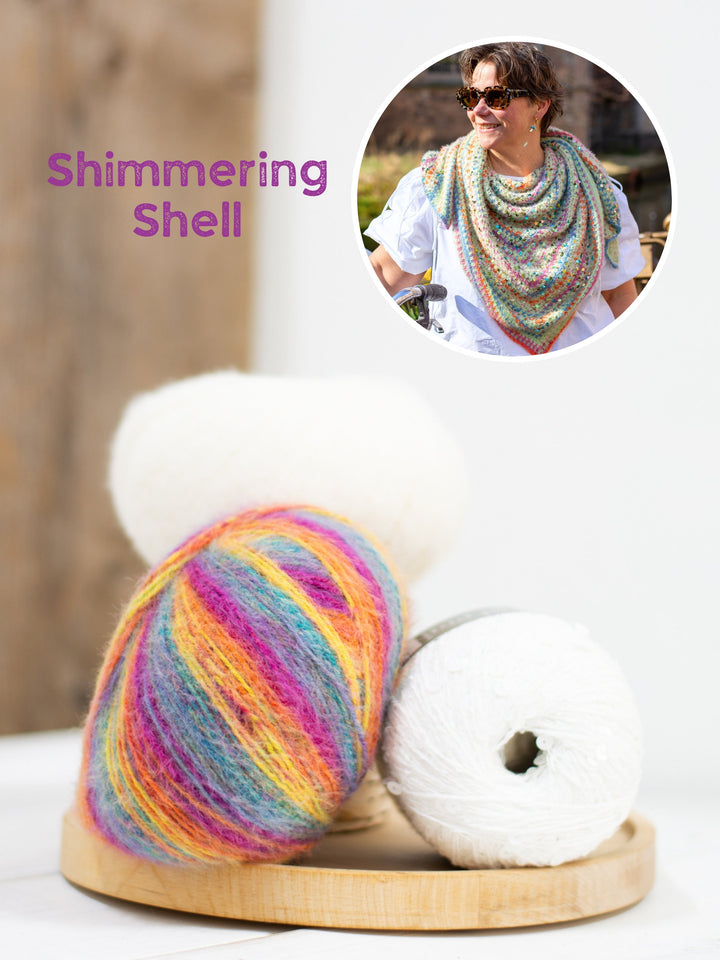 Häkelpaket Spring Sparkle Tuch