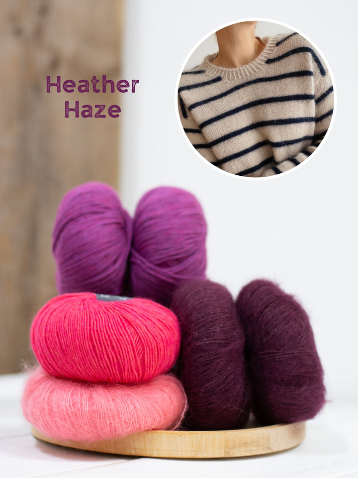 Strickpaket Bridget Sweater - Kolibri by Johanna