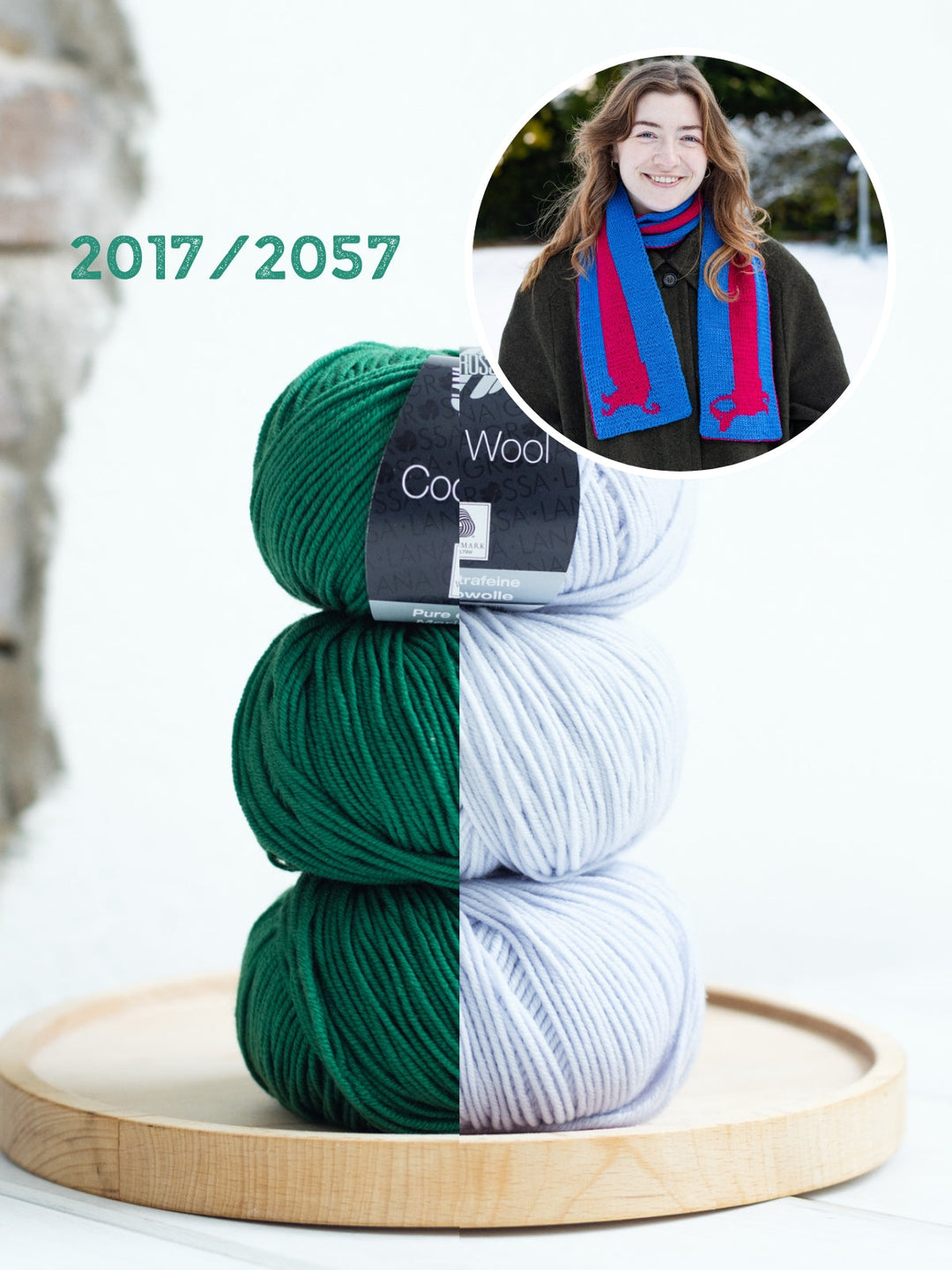 Strickpaket Sausage Dog Scarf - Englischsprachig - Devout Hand