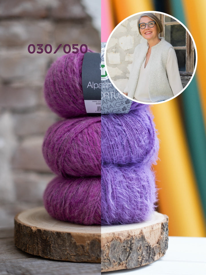 Strickpaket Mea Weste - Tanja Steinbach