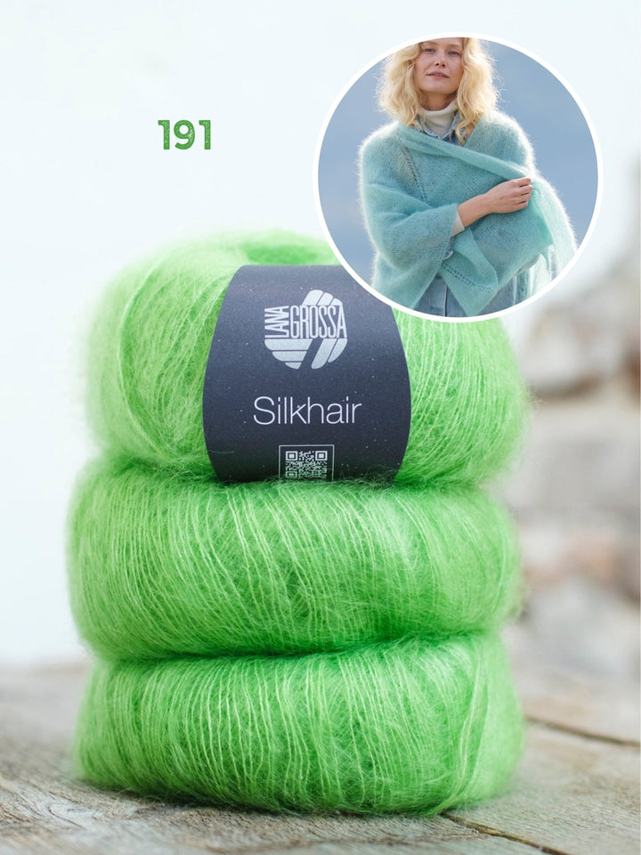 Strickpaket Silkhair Tuch