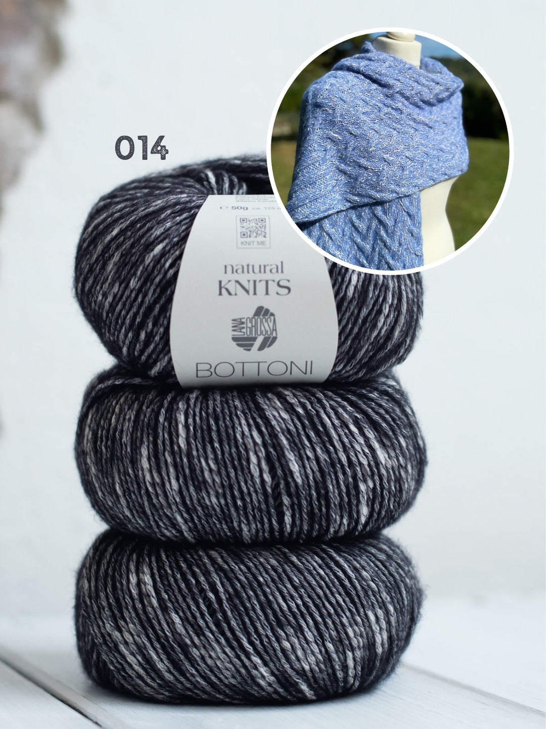 Strickpaket Lizas Tuch Braid Lines