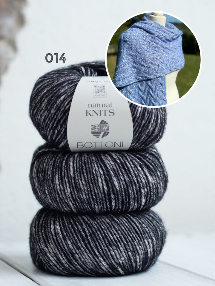 Strickpaket Lizas Tuch Braid Lines