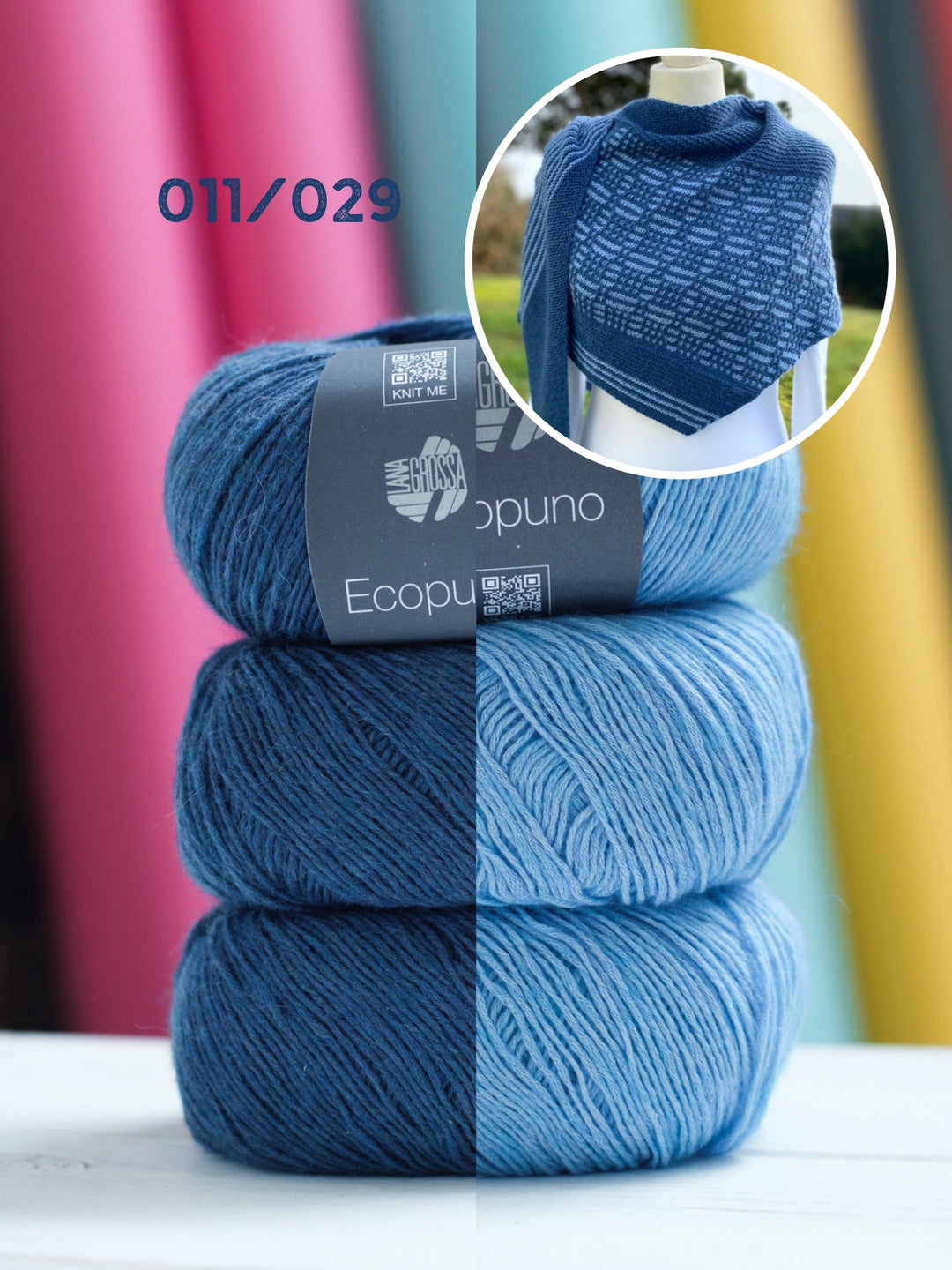 Strickpaket Lizas Tuch Square Garden