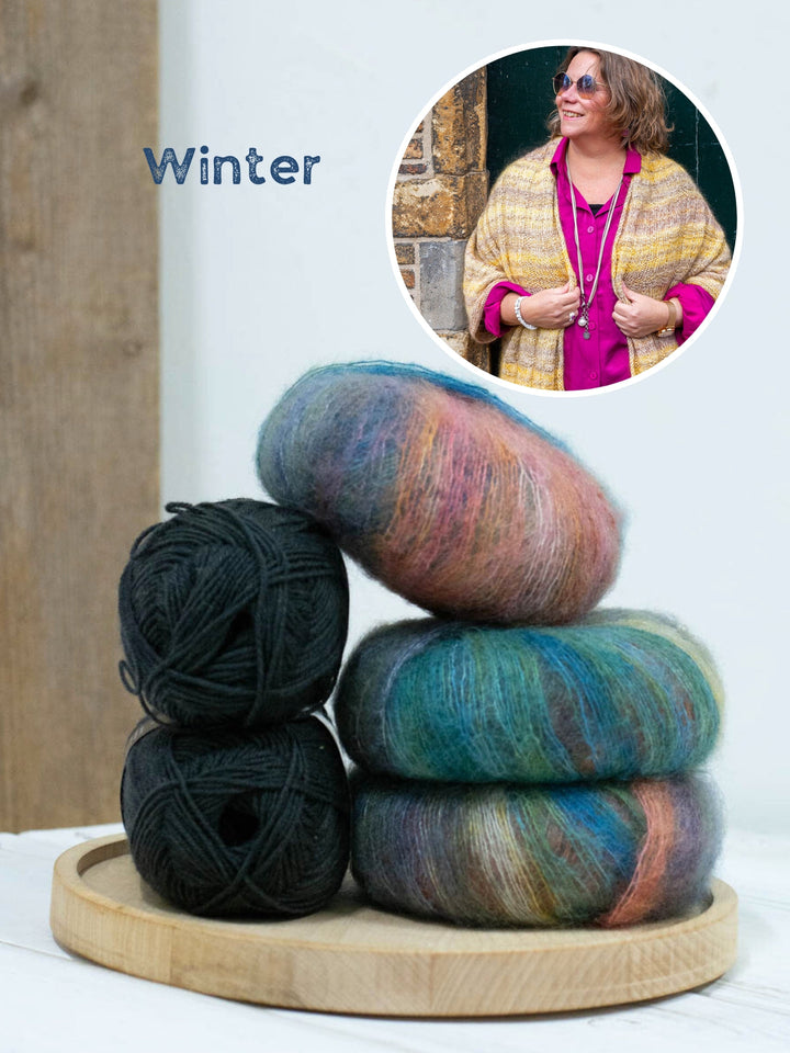 Strickpaket Advents Weste - Tanja Steinbach