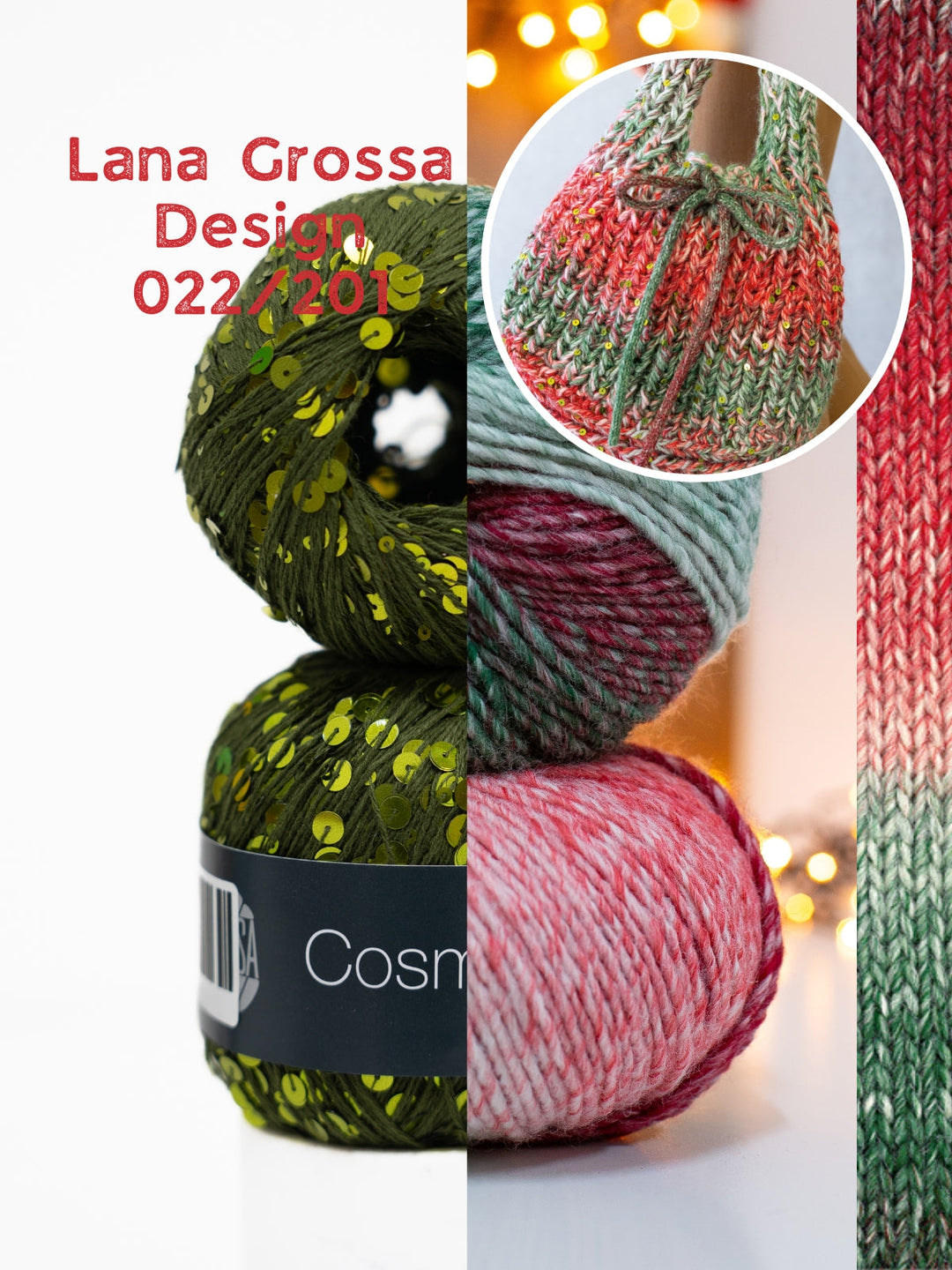 Strickpaket Christmas Edition Big Cosmo Tasche