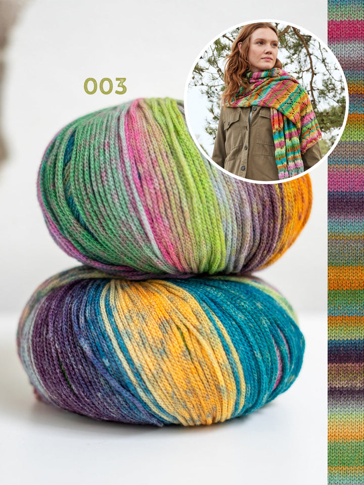 Strickpaket Farfalla Ajour-Schal