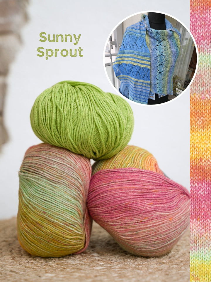 Strickpaket Lizas Tuch Nordic Vibes - Gomitolo Mambo Cotolana